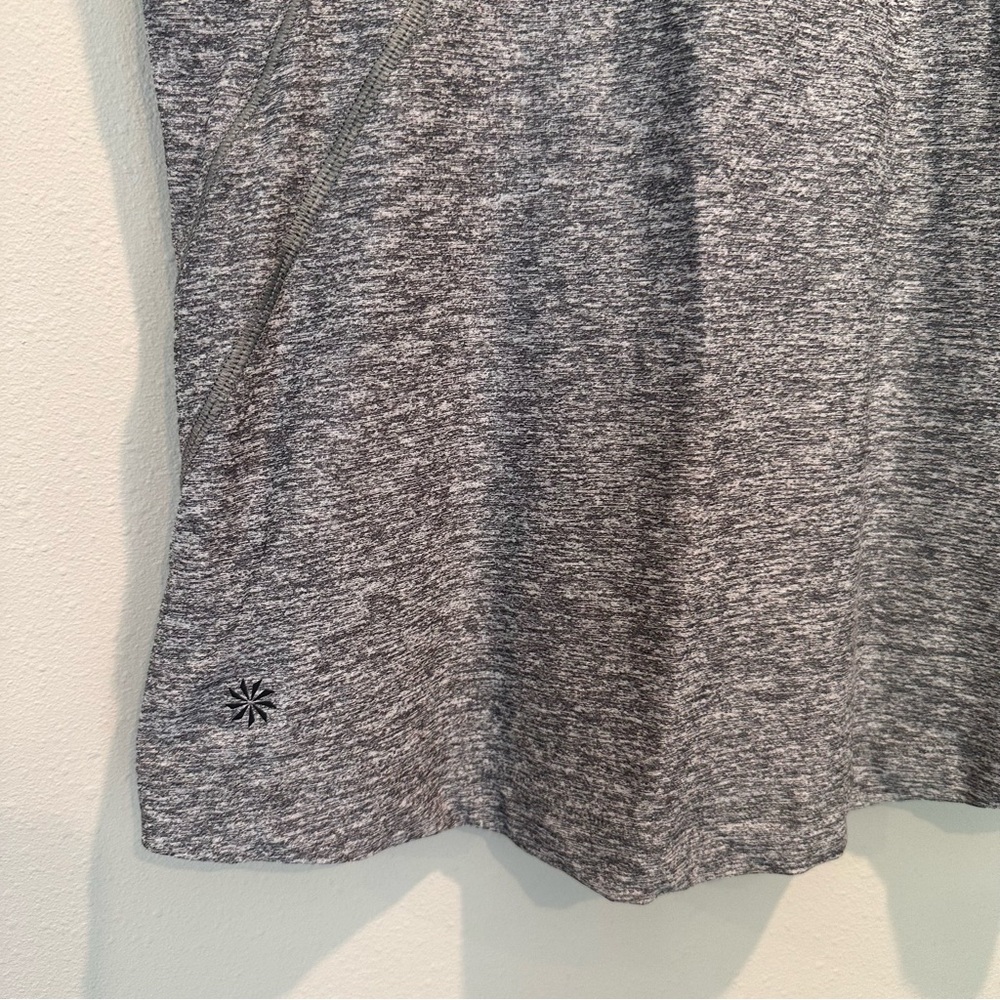 ATHLETA Pacifica Illume UPF Fitted Tank Heather Gray Swim Performance Active Gym - Picture 6 of 13